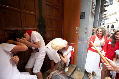 Fotos de los gigantes y cabezudos de Pamplona, 13 de julio de San Fermín 2018