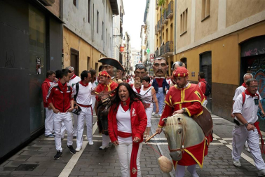 Fotos de los gigantes y cabezudos de Pamplona, 13 de julio de San Fermín 2018
