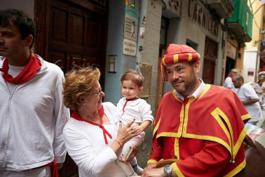 Fotos de los gigantes y cabezudos de Pamplona, 13 de julio de San Fermín 2018
