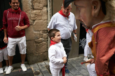 Fotos de los gigantes y cabezudos de Pamplona, 13 de julio de San Fermín 2018