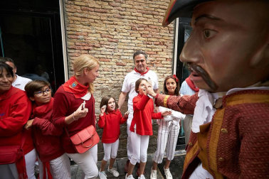 Fotos de los gigantes y cabezudos de Pamplona, 13 de julio de San Fermín 2018