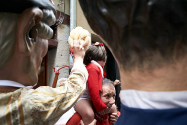 Fotos de los gigantes y cabezudos de Pamplona, 13 de julio de San Fermín 2018