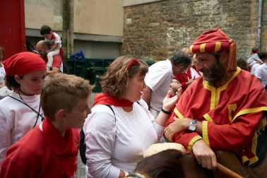 Fotos de los gigantes y cabezudos de Pamplona, 13 de julio de San Fermín 2018
