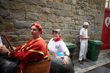 Fotos de los gigantes y cabezudos de Pamplona, 13 de julio de San Fermín 2018