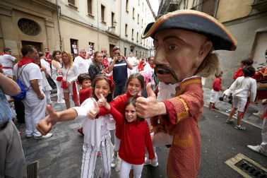 Fotos de los gigantes y cabezudos de Pamplona, 13 de julio de San Fermín 2018