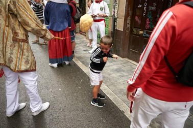 Fotos de los gigantes y cabezudos de Pamplona, 13 de julio de San Fermín 2018