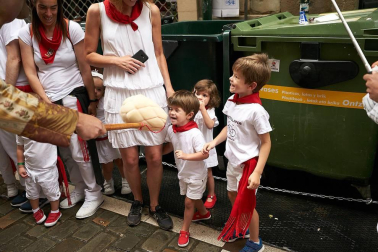 Fotos de los gigantes y cabezudos de Pamplona, 13 de julio de San Fermín 2018