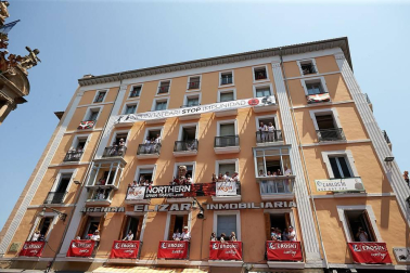 Fotos de los gigantes y cabezudos de Pamplona, 14 de julio de San Fermín 2018