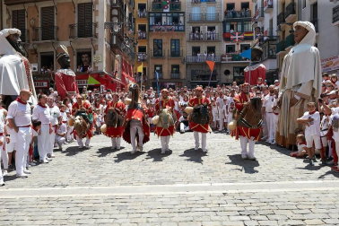Fotos de los gigantes y cabezudos de Pamplona, 14 de julio de San Fermín 2018