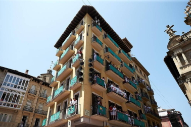 Fotos de los gigantes y cabezudos de Pamplona, 14 de julio de San Fermín 2018