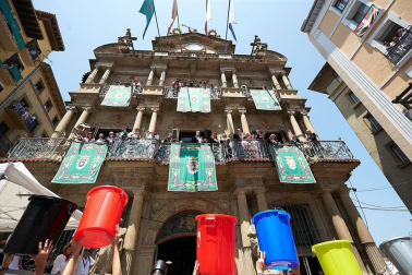 Fotos de los gigantes y cabezudos de Pamplona, 14 de julio de San Fermín 2018