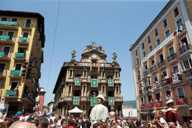 Fotos de los gigantes y cabezudos de Pamplona, 14 de julio de San Fermín 2018