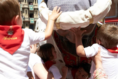 Fotos de los gigantes y cabezudos de Pamplona, 14 de julio de San Fermín 2018