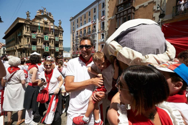 Fotos de los gigantes y cabezudos de Pamplona, 14 de julio de San Fermín 2018