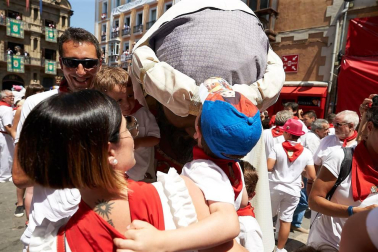 Fotos de los gigantes y cabezudos de Pamplona, 14 de julio de San Fermín 2018