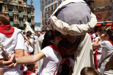 Fotos de los gigantes y cabezudos de Pamplona, 14 de julio de San Fermín 2018