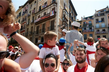Fotos de los gigantes y cabezudos de Pamplona, 14 de julio de San Fermín 2018