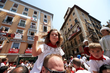 Fotos de los gigantes y cabezudos de Pamplona, 14 de julio de San Fermín 2018
