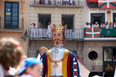 Fotos de los gigantes y cabezudos de Pamplona, 14 de julio de San Fermín 2018