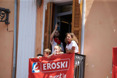Fotos de los gigantes y cabezudos de Pamplona, 14 de julio de San Fermín 2018