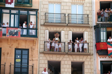 Fotos de los gigantes y cabezudos de Pamplona, 14 de julio de San Fermín 2018