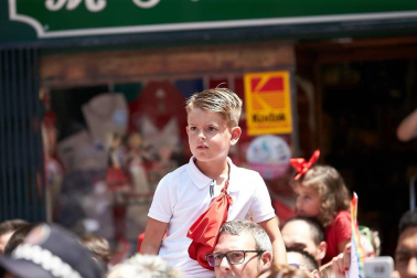 Fotos de los gigantes y cabezudos de Pamplona, 14 de julio de San Fermín 2018