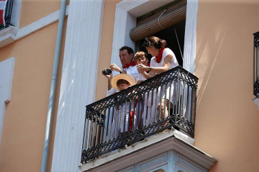 Fotos de los gigantes y cabezudos de Pamplona, 14 de julio de San Fermín 2018