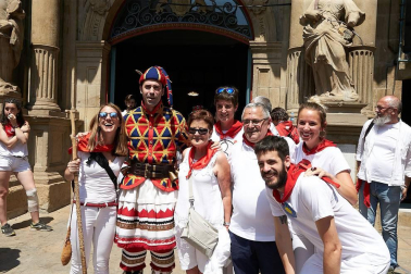 Fotos de los gigantes y cabezudos de Pamplona, 14 de julio de San Fermín 2018