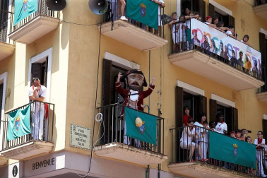 Fotos de los gigantes y cabezudos de Pamplona, 14 de julio de San Fermín 2018
