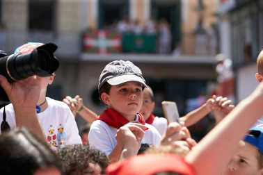 Fotos de los gigantes y cabezudos de Pamplona, 14 de julio de San Fermín 2018