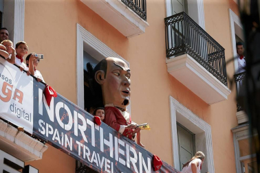 Fotos de los gigantes y cabezudos de Pamplona, 14 de julio de San Fermín 2018