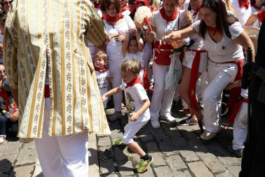 Fotos de los gigantes y cabezudos de Pamplona, 14 de julio de San Fermín 2018
