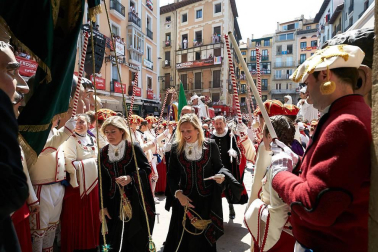 Fotos de los gigantes y cabezudos de Pamplona, 14 de julio de San Fermín 2018