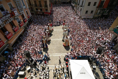 Fotos de los gigantes y cabezudos de Pamplona, 14 de julio de San Fermín 2018