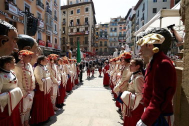 Fotos de los gigantes y cabezudos de Pamplona, 14 de julio de San Fermín 2018
