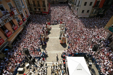 Fotos de los gigantes y cabezudos de Pamplona, 14 de julio de San Fermín 2018