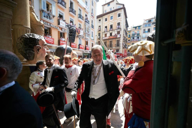 Fotos de los gigantes y cabezudos de Pamplona, 14 de julio de San Fermín 2018