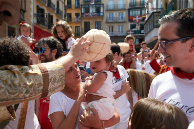 Fotos de los gigantes y cabezudos de Pamplona, 14 de julio de San Fermín 2018
