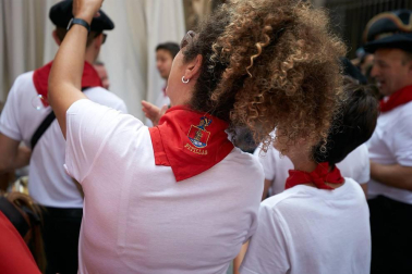 Fotos de los gigantes y cabezudos de Pamplona, 14 de julio de San Fermín 2018