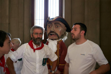 Fotos de los gigantes y cabezudos de Pamplona, 14 de julio de San Fermín 2018