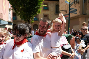 Fotos de los gigantes y cabezudos de Pamplona, 14 de julio de San Fermín 2018