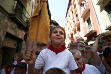 Fotos de los gigantes y cabezudos de Pamplona, 14 de julio de San Fermín 2018