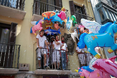 Fotos de los gigantes y cabezudos de Pamplona, 14 de julio de San Fermín 2018
