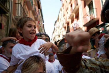 Fotos de los gigantes y cabezudos de Pamplona, 14 de julio de San Fermín 2018