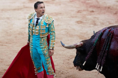 Faena de los toros de la ganadería de Fuente Ymbro para los diestros Juan José Padilla, Roca Rey y Cayetano