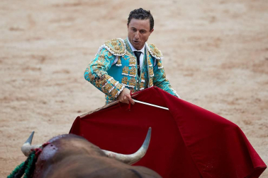 Faena de los toros de la ganadería de Fuente Ymbro para los diestros Juan José Padilla, Roca Rey y Cayetano
