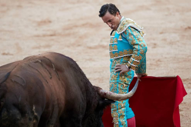 Faena de los toros de la ganadería de Fuente Ymbro para los diestros Juan José Padilla, Roca Rey y Cayetano
