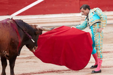 Faena de los toros de la ganadería de Fuente Ymbro para los diestros Juan José Padilla, Roca Rey y Cayetano