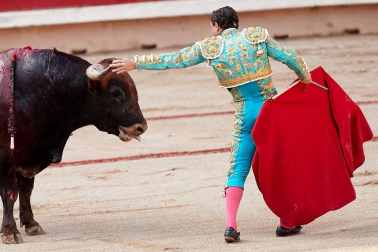 Faena de los toros de la ganadería de Fuente Ymbro para los diestros Juan José Padilla, Roca Rey y Cayetano