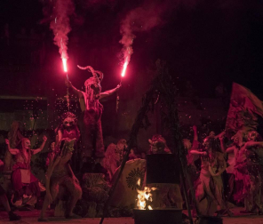 La localidad de Tierra Estella celebró este viernes, 13 de julio, los tradicionales actos dentro de la Semana de la Brujería 2018.